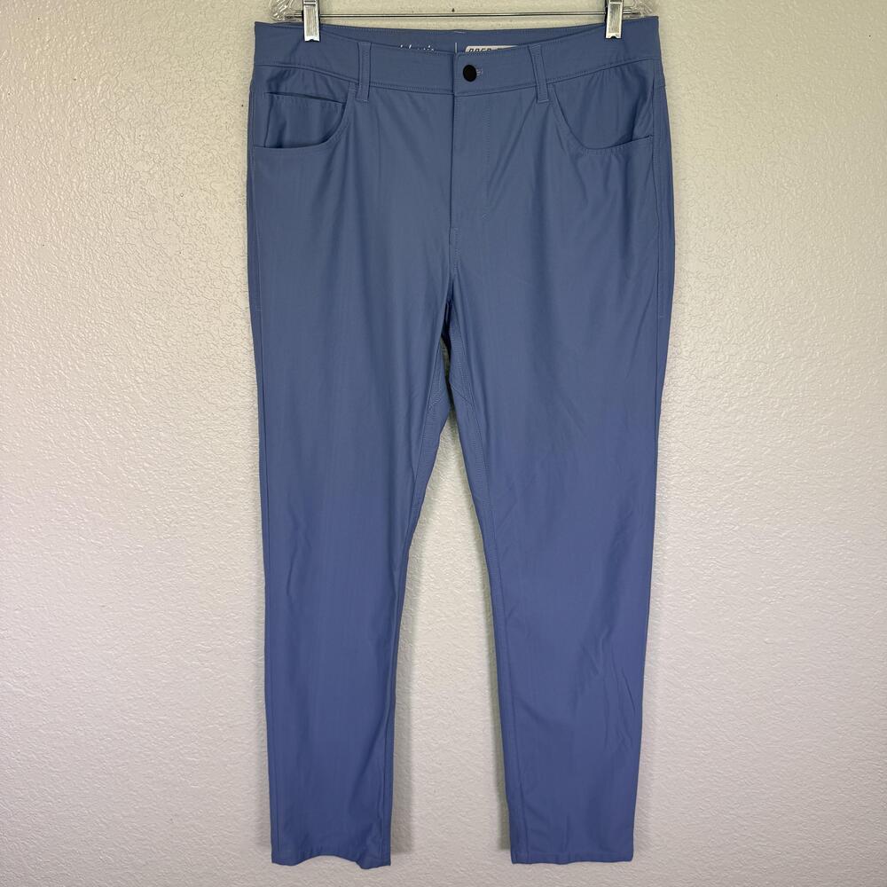 Johnnie O Prep Formance Pants Mens 34 X 32 Blue Golf Chino Performance Stretch